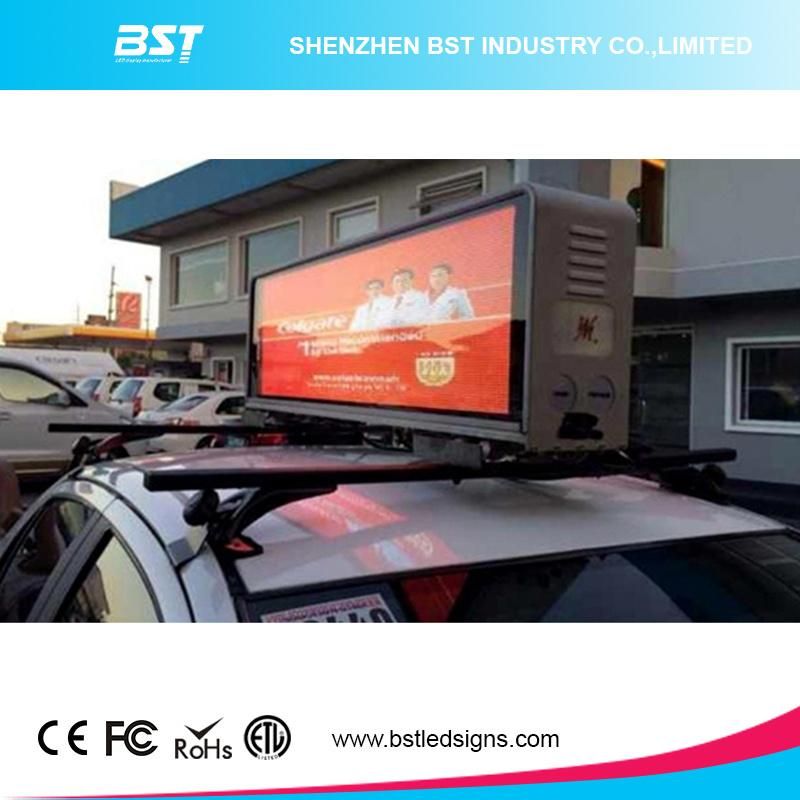 Good Quality P5mm Outdoor Full Color Taxi Top LED Sign