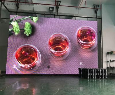 Shenzhen Factory 500X1000 Iron Cabinet P3.91 Indoor LED Screen