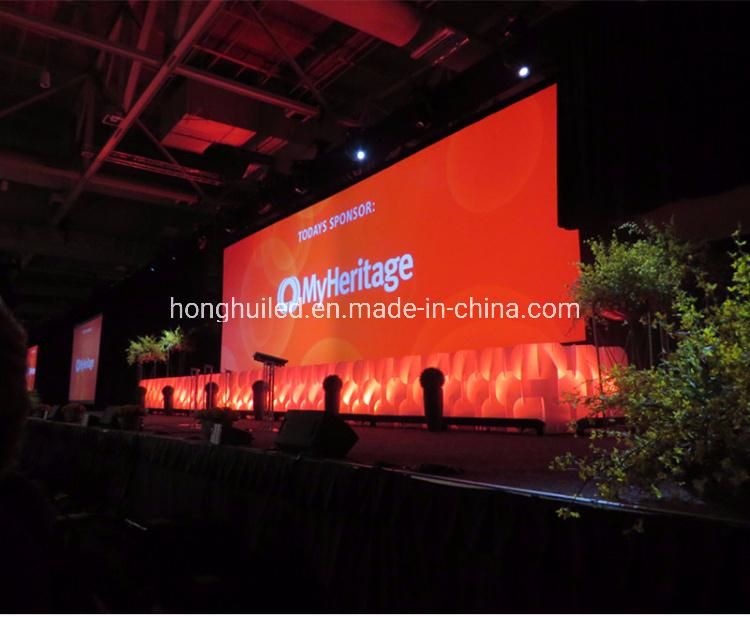 P4 Indoor Background Screen Stage Slim LED Display Advertising Player