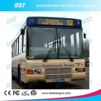 P10 Programmable Yellow Color Bus LED Message Sign (front/rear window)