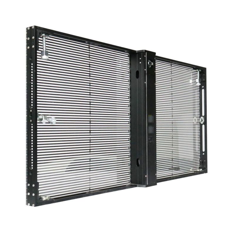 High Brightness P2.5 P3.9 Full Color Transparent Glass LED Display Screen