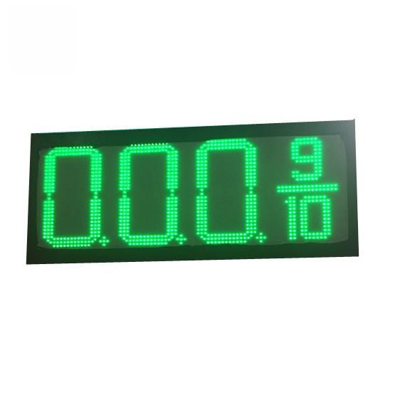 High Brightness 8/12/16/24 Inch Single Color LED Gas Price Sign