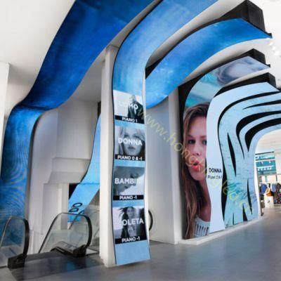 P2.5 P3 P4 P5 Curved Flexible Soft LED Display Panel