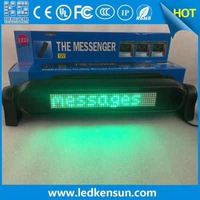 High Brightness Car Window Message Moving LED Car Display