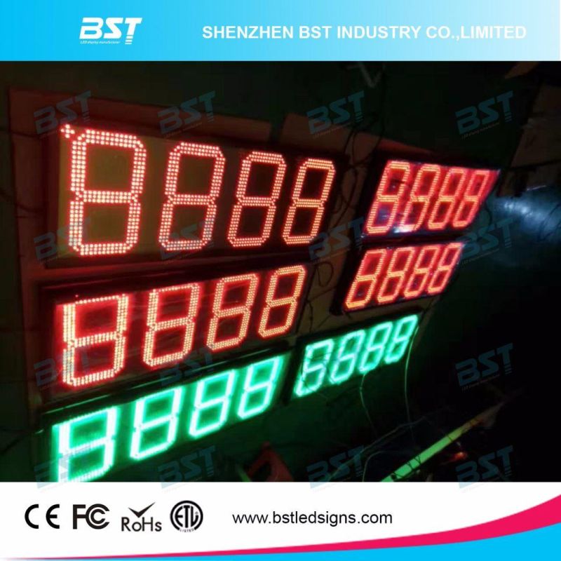 Outdoor Red Color Gas Price LED Sign