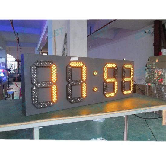 24inch RF Control Outdoor LED Clock LED Time Sign