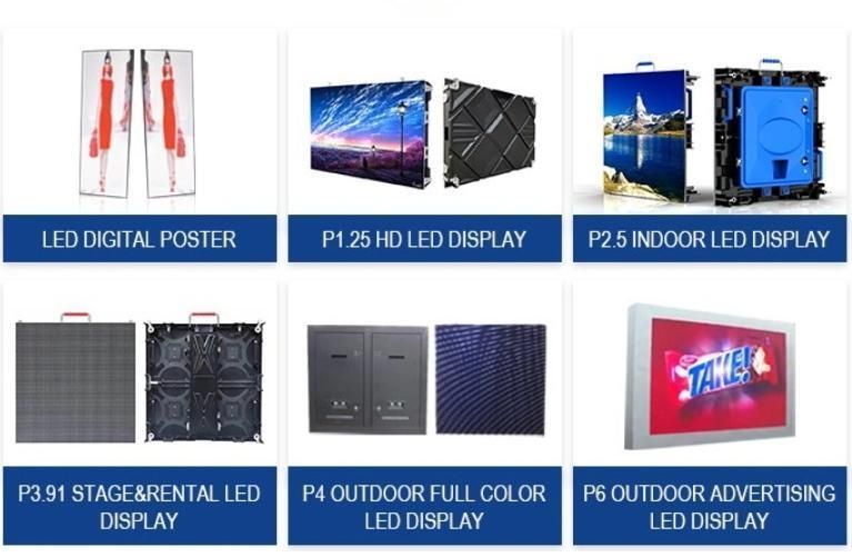 Constant Drive 1/16 Scan Fws Cardboard, Wooden Carton, Flight Case Billboard LED Display Screen