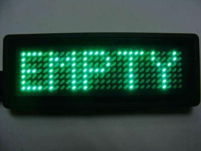 Green Color LED Name Badge (BST729APG)