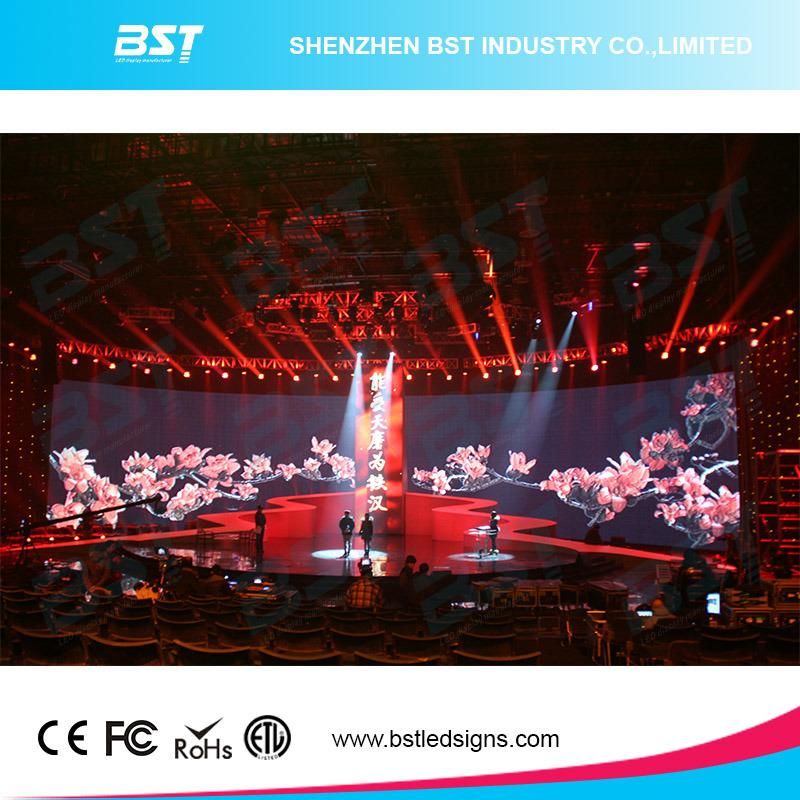 P3.91mm Commercial Rental LED Display Videowall Screen with Wide Viewangle