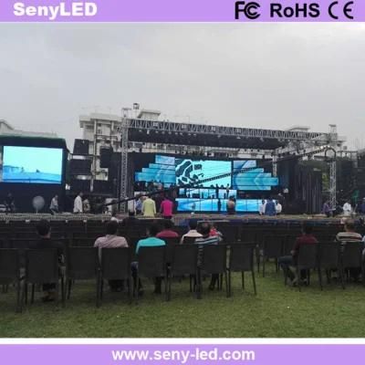 Indoor Full Color Die-Cast Rental LED Display Screen for Wall Advertising (P3.91mm)