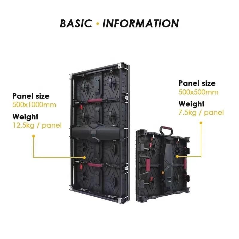 Indoor P2.604 Rental LED Display Total Hard Connect Screen Stage Background Front and Rear Maintenance Video Wall