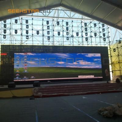 Easy Carry Rental Outdoor Stage LED Display Screen P3.91 Full Color LED Display