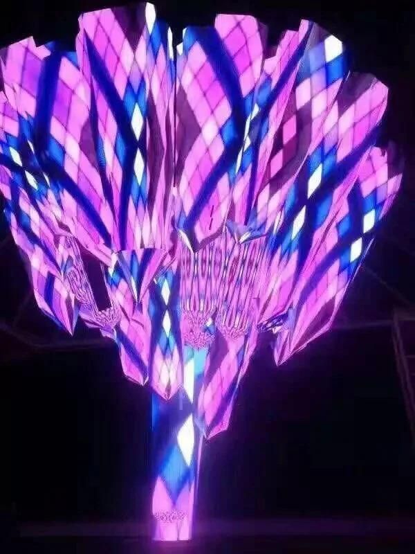 Cool Custom Creative Bomber Shape P5 DJ Stage LED Screen