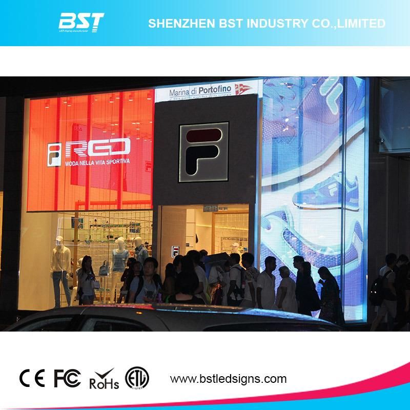 P3.9-7.8mm Transparent LED Display Screen with High Brightness