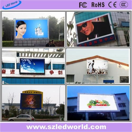 P10 Outdoor DIP346 LED Video Wall for Advertising 7000CD/M2