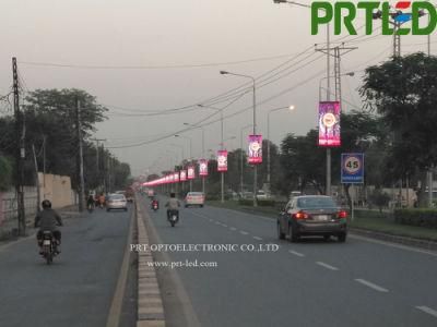 P4 Full Color LED Sign Board for Outdoor Standing Pole Advertising