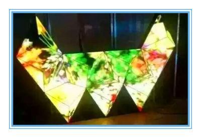 Special Shape The Creative Ox Horn LED Display