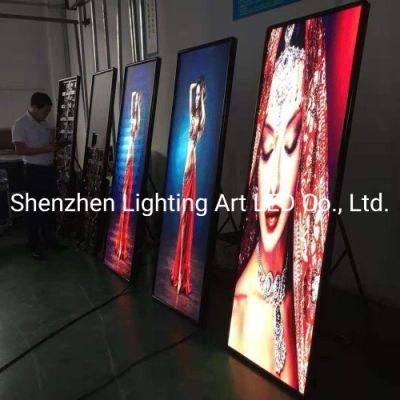 Ultra Thin Interior Full Color High Refresh Rate 3840Hz Indoor Poster HD P2.5 LED Display Screen