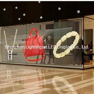 Hot Sale Shopping Mall Customized Indoor Transparent LED Display