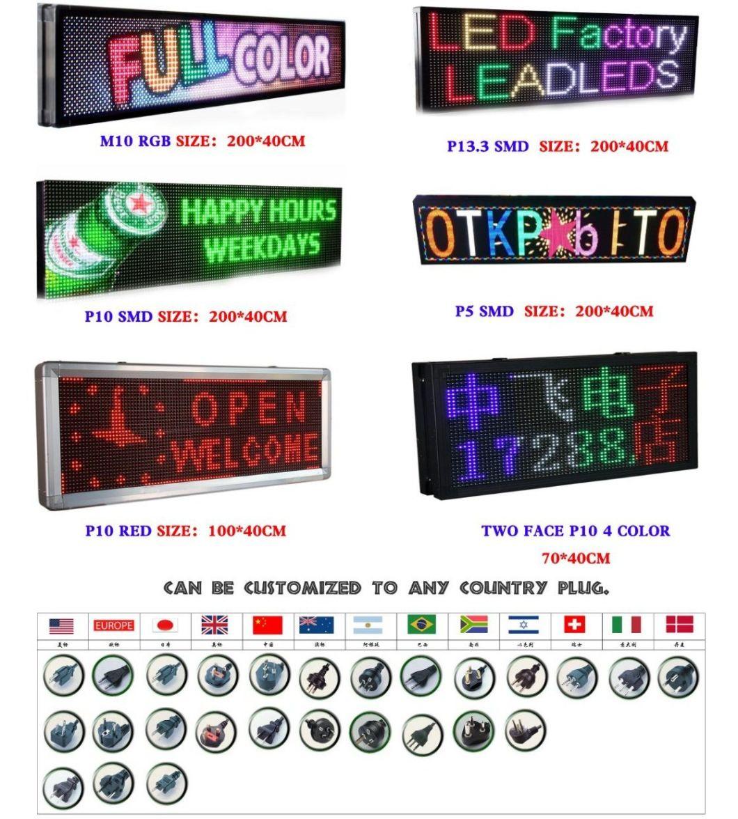 Outdoor Highlighted Hanging Aluminum Alloy LED Display Billboard