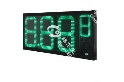 Outdoor LED Screen Gas Price Signage Gas Station Panel Digital Sign 24 Inch 8.889 LED Gas Price Sign