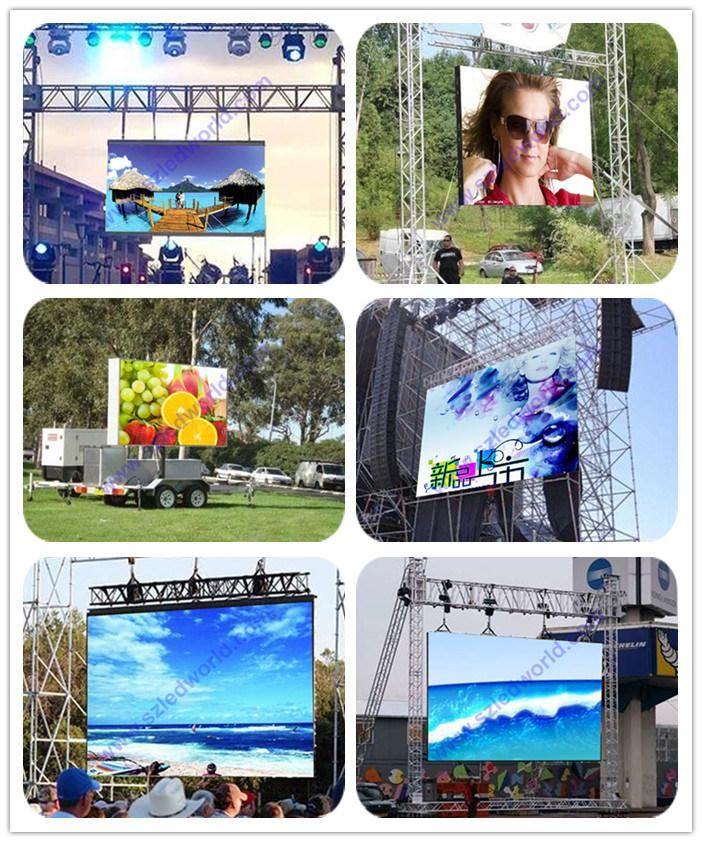 Indoor / Outdoor Full Color SMD Billboard Advertising Display Wall LED Sign Board Panel (P2 P2.5 P3 P3.91 P4 P5 P4.81 P5.95 P6 P6.25 P8 P10) Module Controller