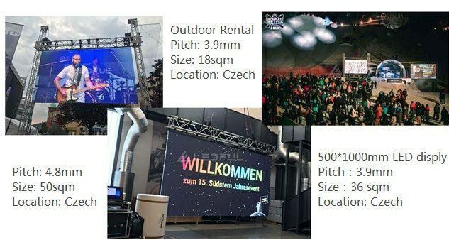 Easy Installation Outdoor P5.9 LED Screen for Advertising