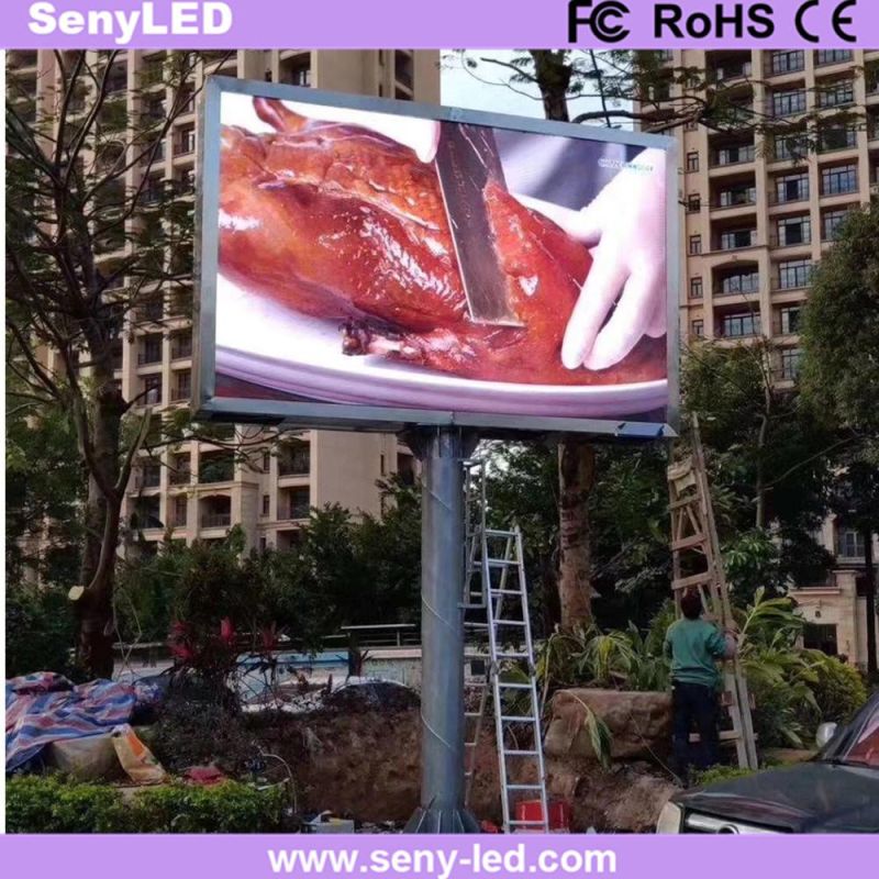 Large Outdoor Digital Sign Board Super Bright P6 LED Display Billboard