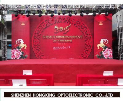 500*1000 Outdoor P3.91p4.81 Rental Stage LED Background Wall