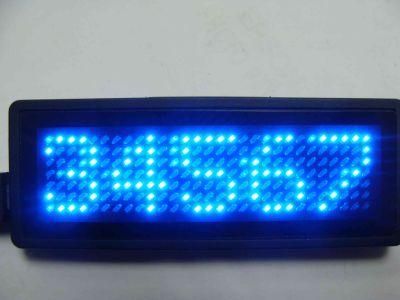 Blue Color LED Name Badge (BST729AB)