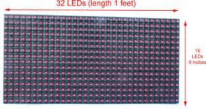 Factory Price High Bightness P10-1r Outdoor LED Module P10 Red