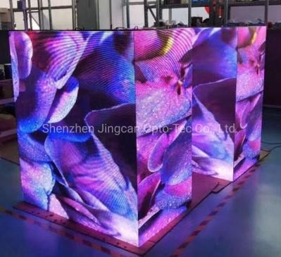 P10 Shopping Mall 90 Degree Corner LED Screen Outdoor Display