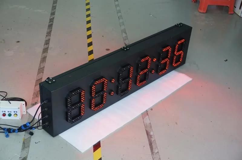 Red 8inch LED Time /Date/Temp 88: 88: 88 Outdoor LED Sign