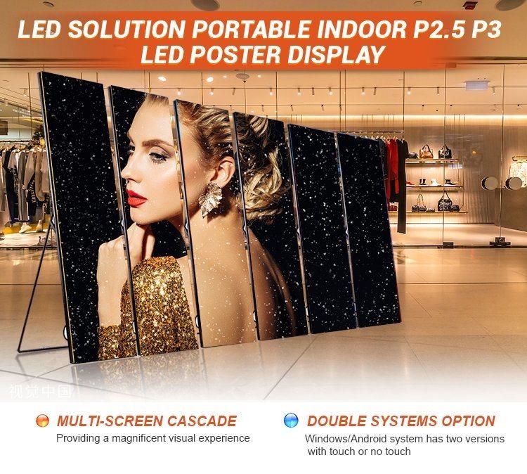 P2.5 Indoor Portable LED Display with WiFi Control