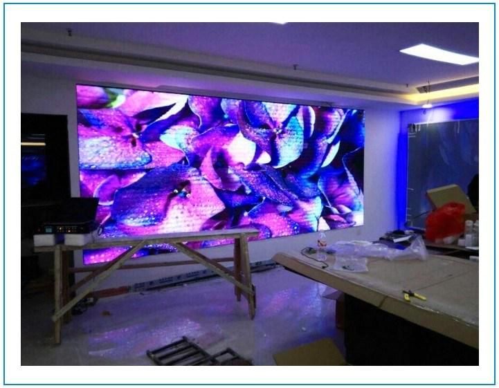 Big Indoor Advertising Full Color LED Display Screen P2.976