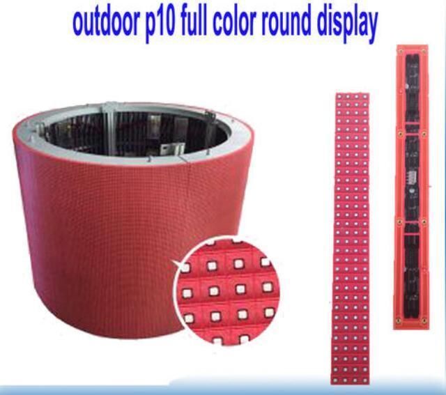 Customized P10 Outdoor SMD Full Color Round LED Display