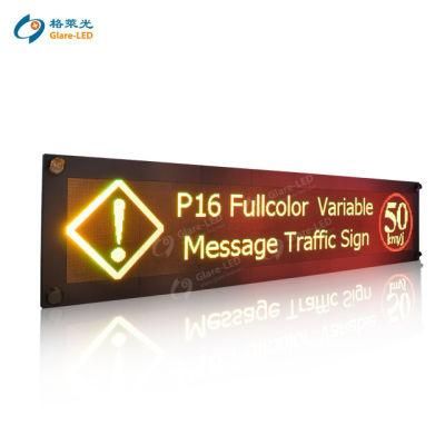 P16 Highway Outdoor Variable Moving Message Sign Traffic LED Display Sign