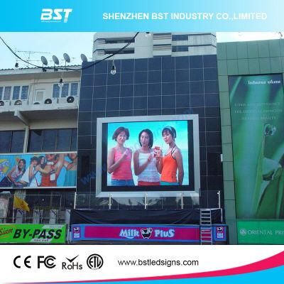 IP65 Waterproof RGB P6 Outdoor Advertising LED Display Screen Self Regulation Brightness