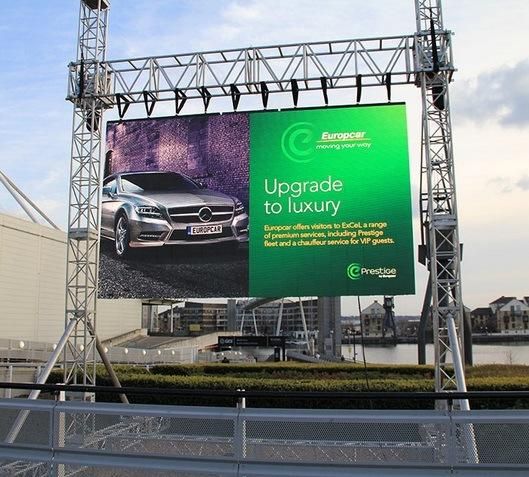 P4.81 Full Color Outdoor Advertising LED Video Wall Display Screen