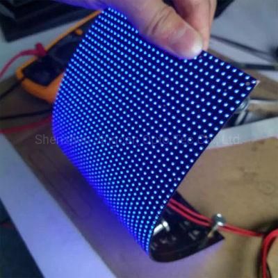 256X128mm 1/16scan Indoor Soft LED Module 4mm Pixel Picth 64X32dots