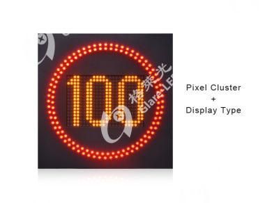 Factory Supplier Highway Speed Limit Sign Traffic Car Speed Limit LED Display Board