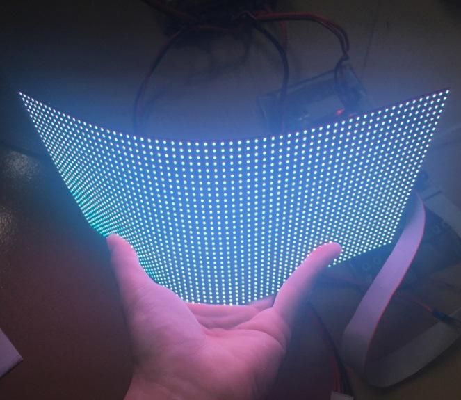 Hot Selling Curve Display P3 Indoor Soft Flexible LED Module