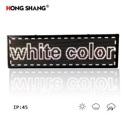 Outdoor Waterproof White Color Advertising Text Board Screen LED Display