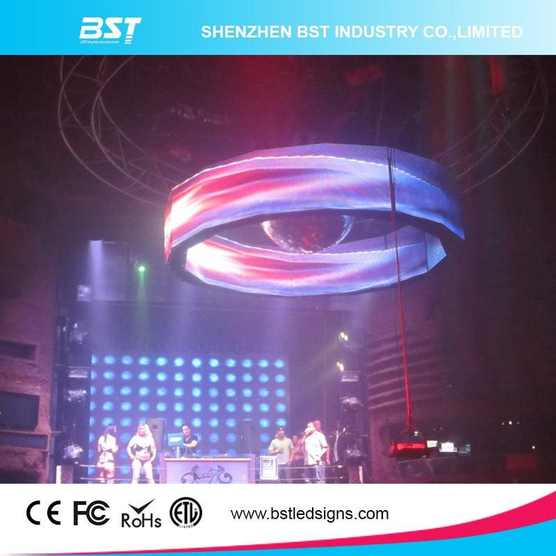 Best Quality P4 Indoor Curved LED Display Screen for Fixed Installation---8