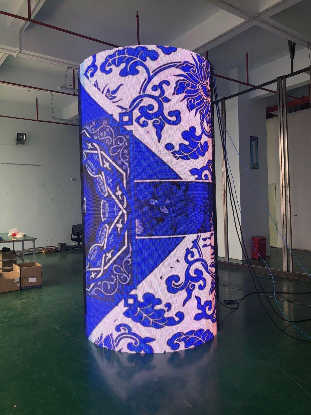 2020 New Indoor Cylindrical P3 Flexible Multicolor LED Display Module