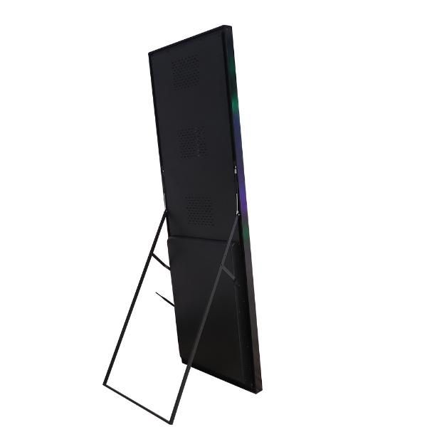 Stand Indoor Mirror Screen LED Poster Display for Advertising