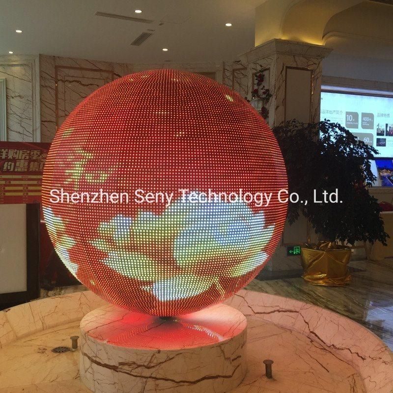 Irregular LED Video Display Screen Ball Factory