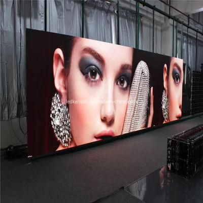 Fixed/Rental Applicable 12PCS Cabinets P4 Outdoor LED Display with 2mx1.5m LED Video Wall