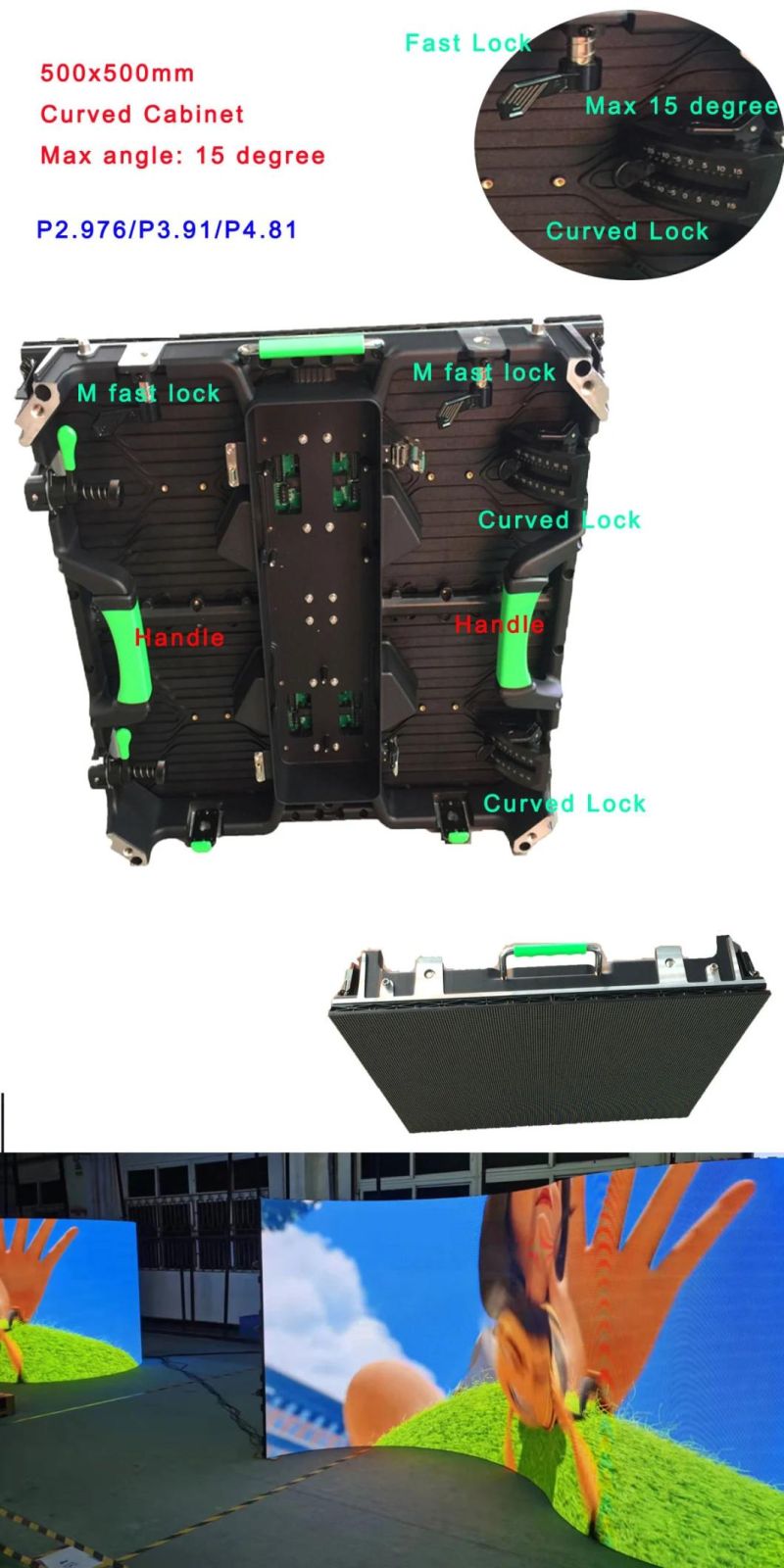 P4.81 P3.91 Outdoor LED Video Wall LED Display Panel Screen Rental Advertising Billboard