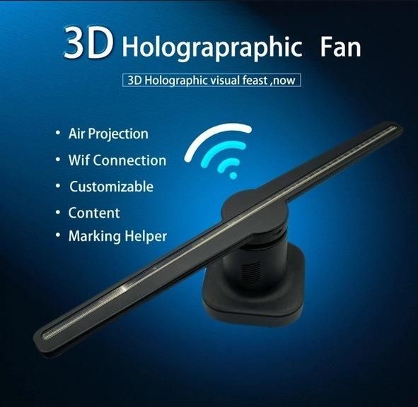 New Design 3D Holographic Display LED Fan for Advertising